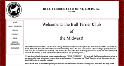Desktop Screenshot of bullterrierclubofstlouis.com